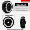 Universal Wheel Replacement for Luggage Suitcase: Leather Caster Rubber Roller Rim Repair Accessories
