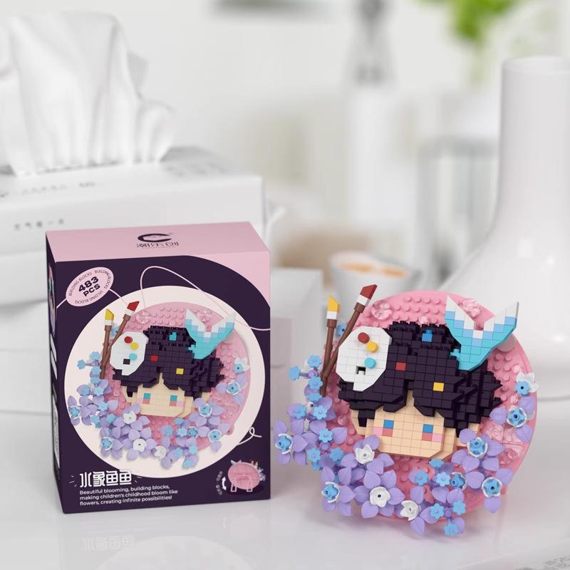 Flower Series Love & Deepspace Plush Keychain Cute Cartoon Hanging Pendant Bag Charm Desk Ornaments Fans Birthday Christmas Gift