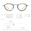 FONEX Progressive Prescription Glasses Custom Photochromic Myopia Optical Lens Eyewear Men Polygon Eyeglasses Titanium Frame 896
