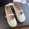 New summer shoes women's shoes single shoes soft sole thick heel with skirt Mary Jane shoes small leather shoes