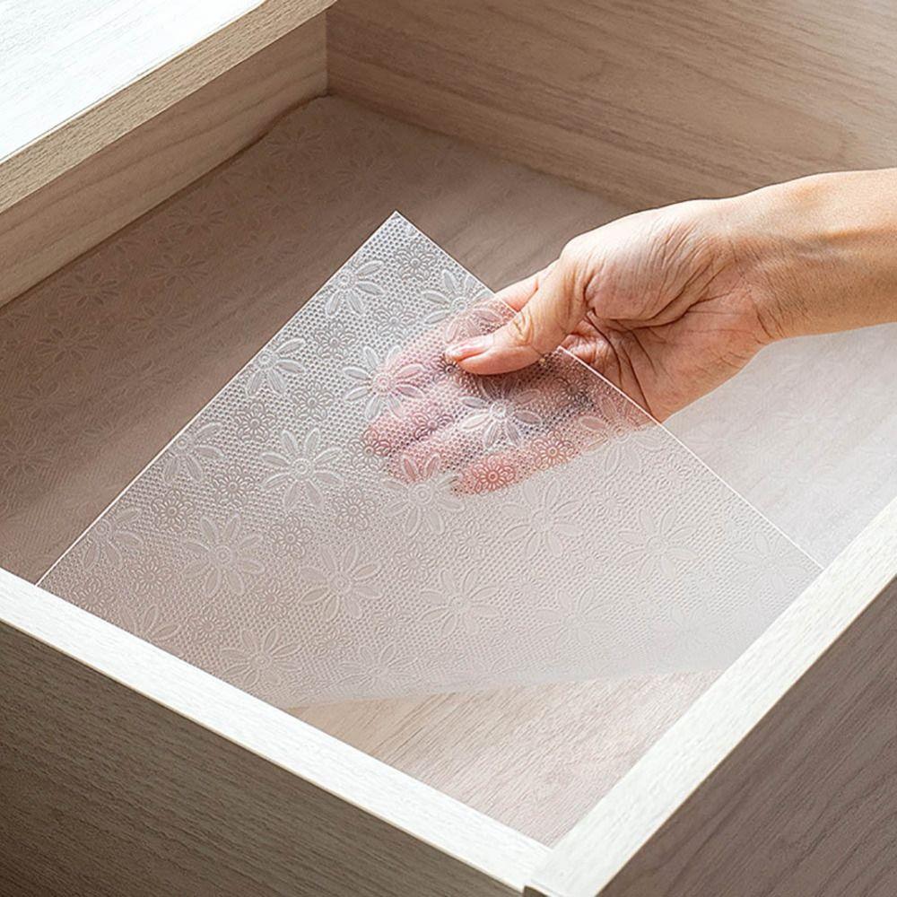 New Waterproof Drawer Liners Reusable Washable Fridge Pad Dustproof Non-Adhesive Cabinet Mats