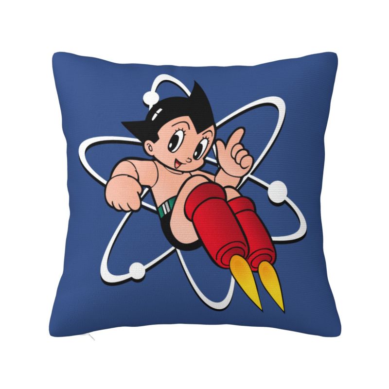 

Custom Fashion Astro Astroboy Anime Book Cushion Covers 45x45cm Velvet Pillow Case for Sofa Square Pillowcase 30cmx30cm