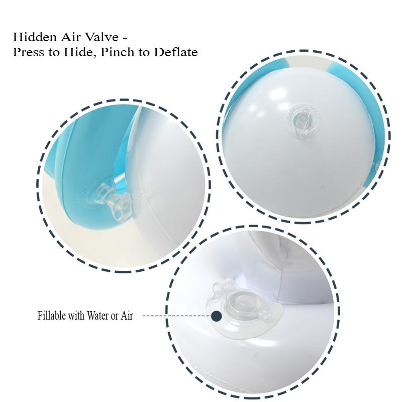Outdoor Inflatable Easter Rabbit Hoop Throwing Game Bunny Ears Ring Toss Toy Party Parent-Child Interaction Toy for Adults Kids