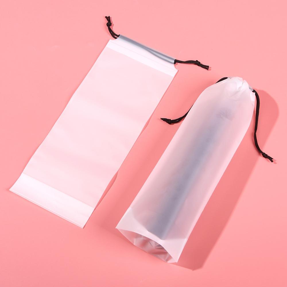 

10/20/50pcs Translucent Umbrella Storage Bag Waterproof Drawstring Pocket Drawstring Storage Bag 10PCS