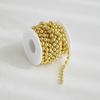 Colorful Electroplated Beads Christmas Bead Chain 10M DIY Material Xmas Hanging Decor Xmas Tree Ornaments Christmas