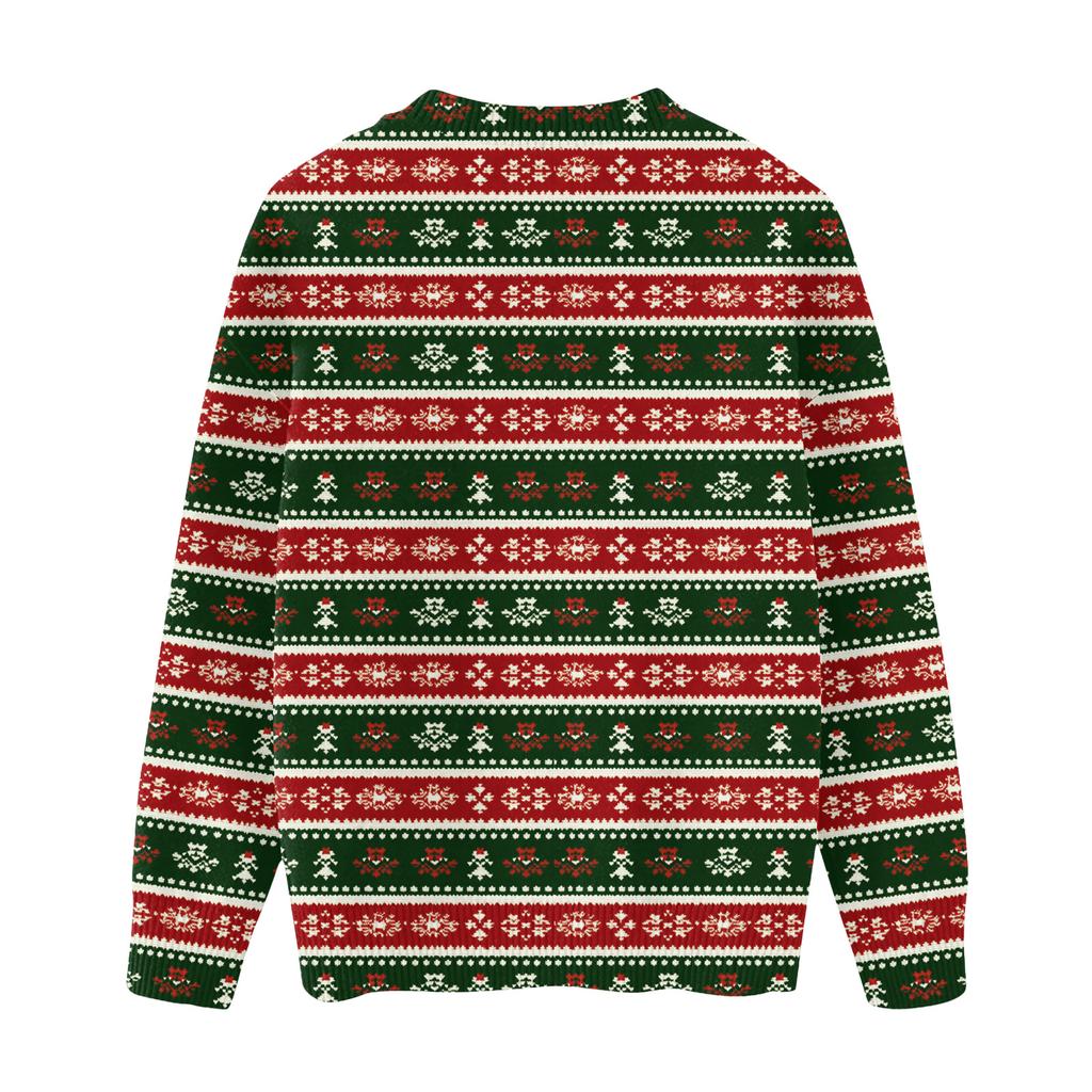 Christmas Day Sweatshirts For Children Boys And Girls Knit Sweater Cute Shirt Fall Crewneck Pullover Tops