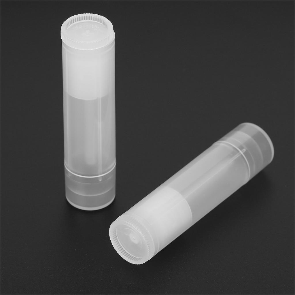 50 sztuk Zestaw Tubek na Balsam do Ust Puste Pojemniki na Szminki Półprzezroczyste Narzędzia do Makijażu DIY 5ml