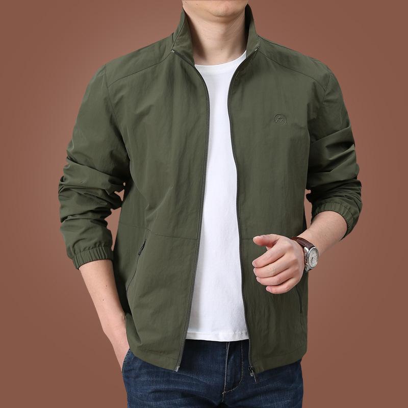 Men's Coat Spring and Autumn Leisure Jacket Spring New Men's Clothes Men's Spring Coat Thin.