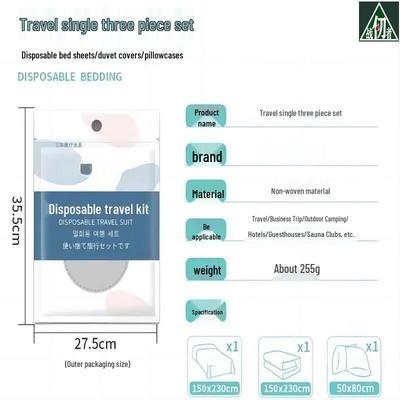Einweg-Reisebettwäsche-Set