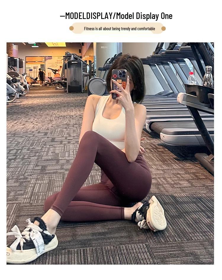 Shark Yoga Pants - Women's Tummy Control, Hip Lift, Velvet Slimming Pilates Fitness Wear for Autumn