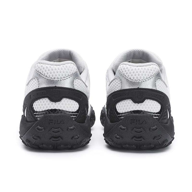 Fila Echappe 2 Ballet Shoes Fashion Trendy Comfortable Versatile Durable Low-Top Casual Shoes Women Shoes White Silver F12W522146FGS