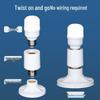 Universal Wireless Remote Control Lamp Holder for LED Bulbs, 220V Screw Base, Bedroom Lighting Fixture.