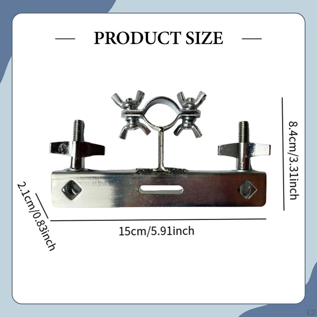 ,Cowbell Mount Bracket, Bass Drum Cowbell Holder, Percussion Instrument Accessories