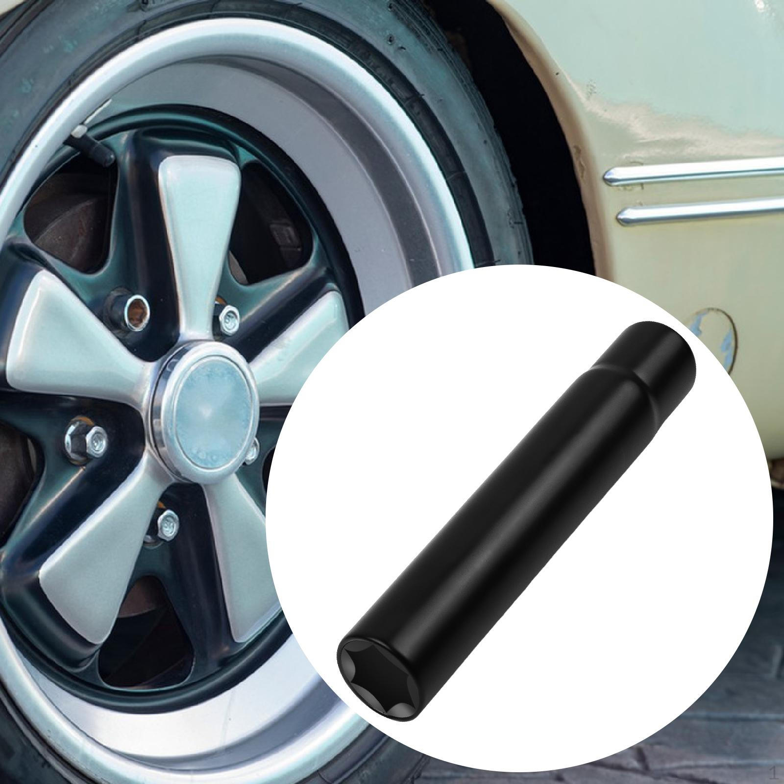 

Ключ для колесных гаек Инструмент для замены колесных гаек Фурнитура Сверхпрочный Black 6 Spline