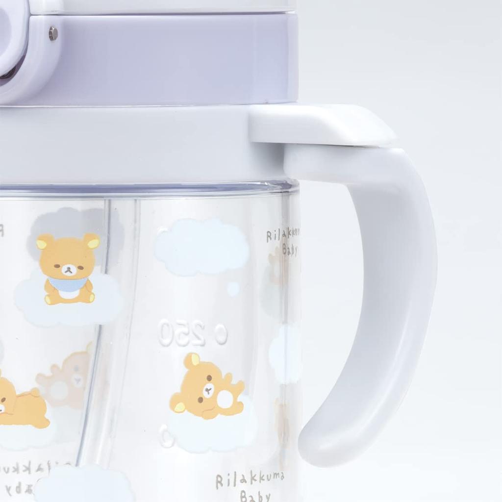 Skater Baby Mug Rilakkuma Baby 370ml Cup with Straw Girl KSHW2N-A