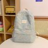 Rainbow Niche Plush Schoolbag for Women Japanese Ins Girls New Backpack College College Backpack