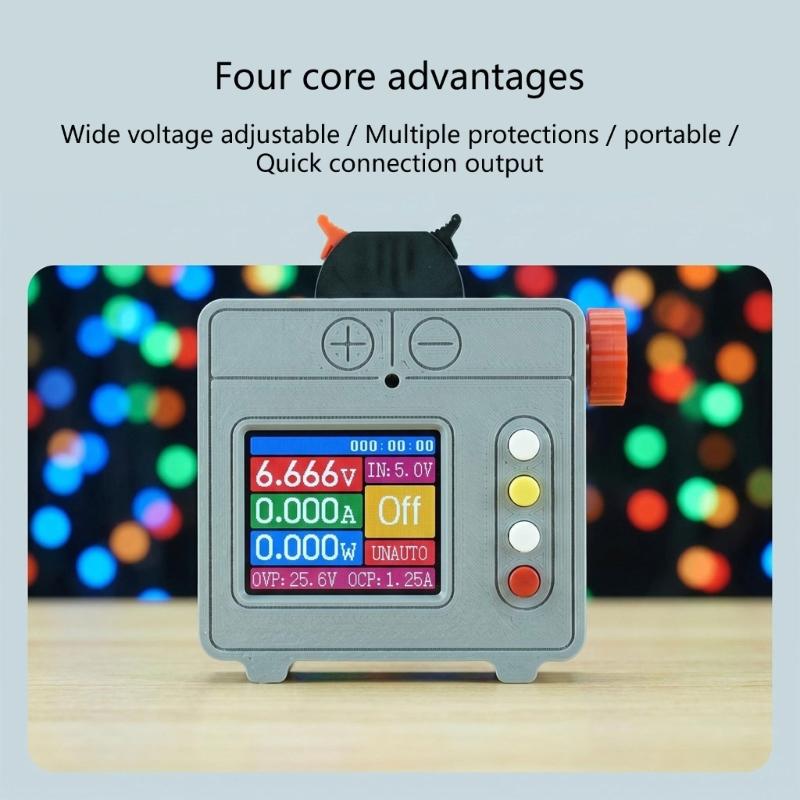 Compacts 5W Variable Power Supply 0.6V To 25.6V Wide Ranges Adjustable For Electronics Repair And Experiment Precisions Work