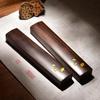 Yi Xi Tang Catalpa Wood Buddha Face Calligraphy Paperweight Ornaments (Pair)