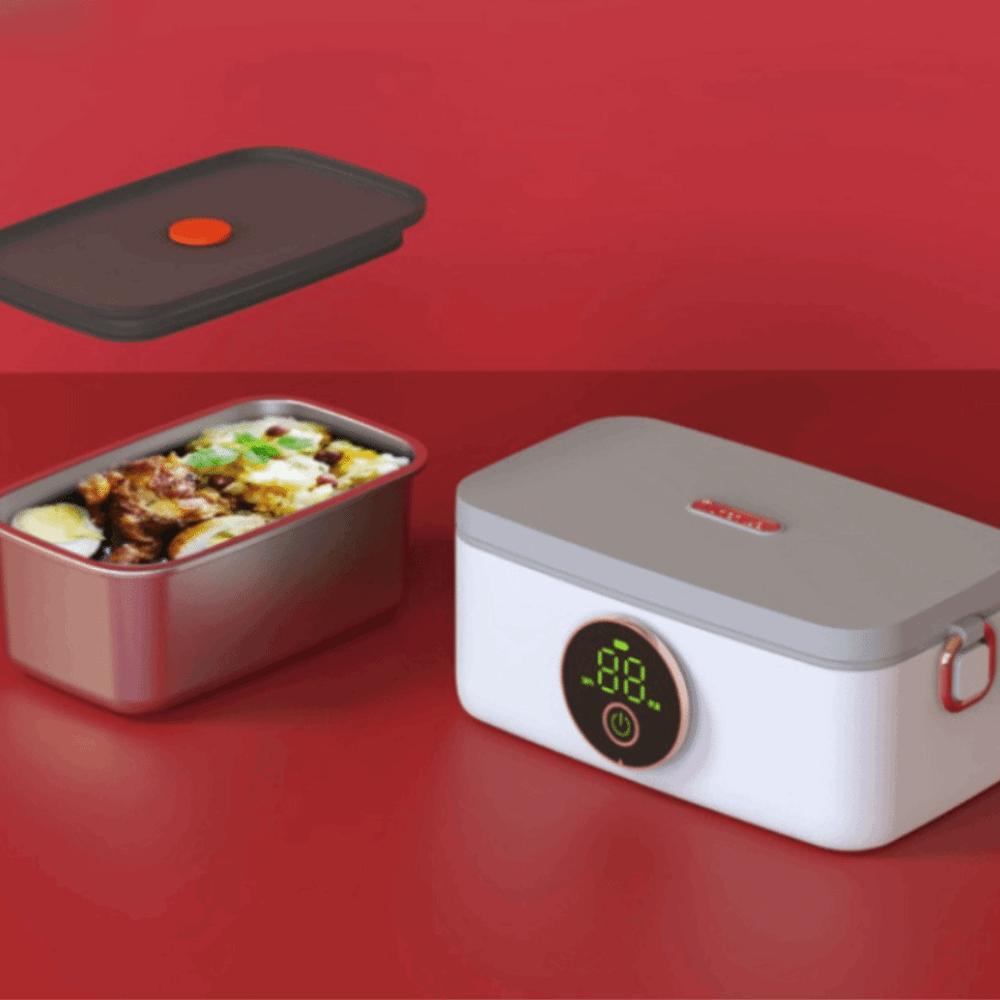 USB Charging Warmer Lunch Box Stainless Steel Inner Liner Food Warmer Container Student