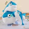 MINISO Funny and Creative Salted Fish Stick Pillow for Sleeping with Legs and Long Plush Toy Shark Doll Sleeping Pillow Doll
