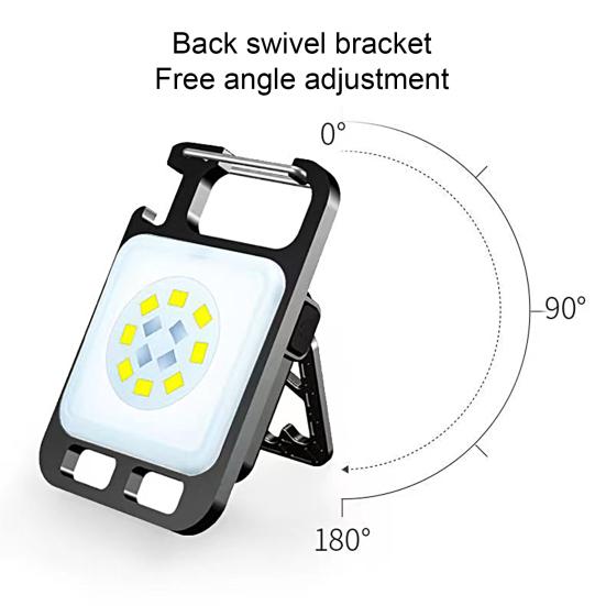 Rechargeable Magnetic Suction High Brightness Snap Spring Bottle Opener Emergency Light Mini LED