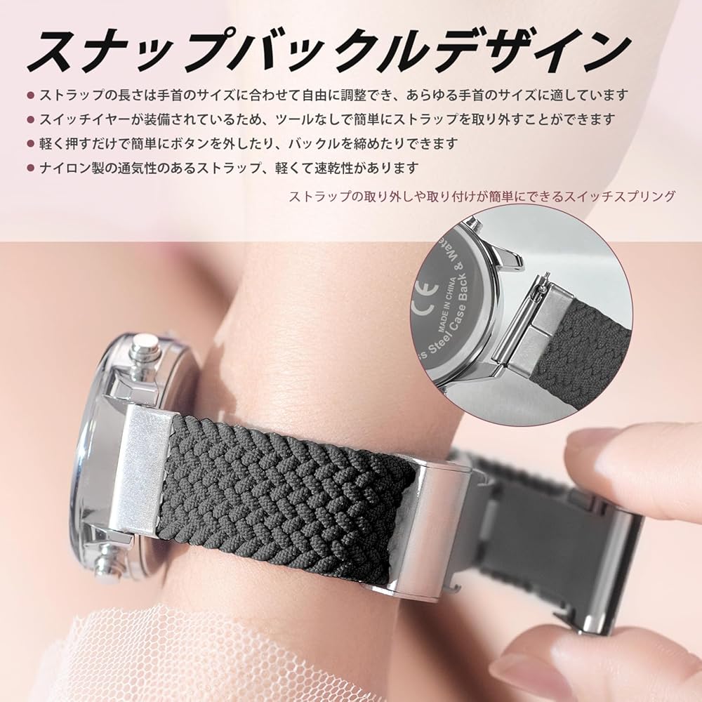 Hearkent Women's Pedometer Watch Waterproof Backlight Step Count Distance Calories Stopwatch Alarm Large Digital Display