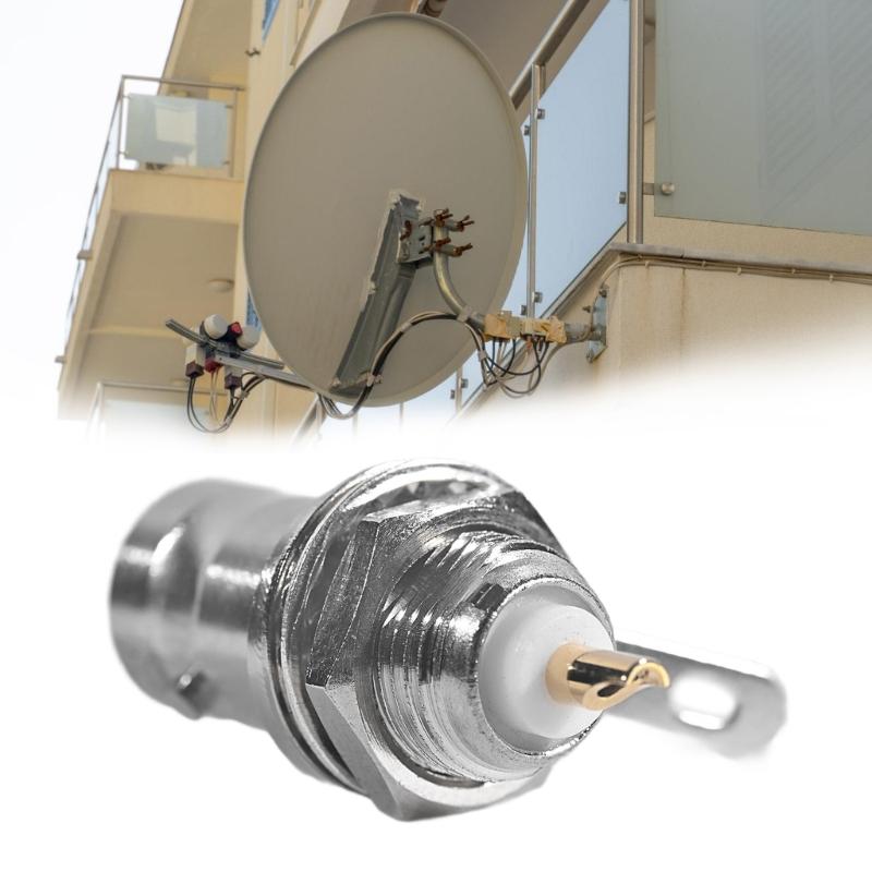 Universal BNC 50KY 12.5 Signal Adapter Male and Female Copper Connection Device For Networking Adapter Office Use