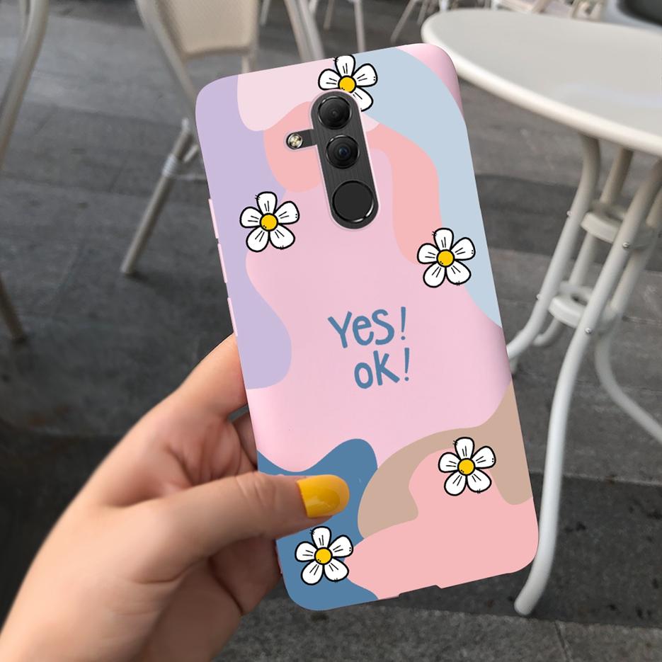For Huawei Mate 20 Lite Case SNE-AL00 SNE-LX1 Cute Art Painted Cover Shockproof Phone Cases For Huawei Mate 20 Lite Coque Bumper