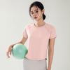 Women's Quick-Dry Breathable Yoga T-Shirt - Slim Fit, Short Sleeve Fitness Top