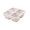 Three Compartment Wheat Straw Bento Box for Fruit, Snacks, and Pastries - Fresh-Keeping and Portable for Outdoor Travel Lunches