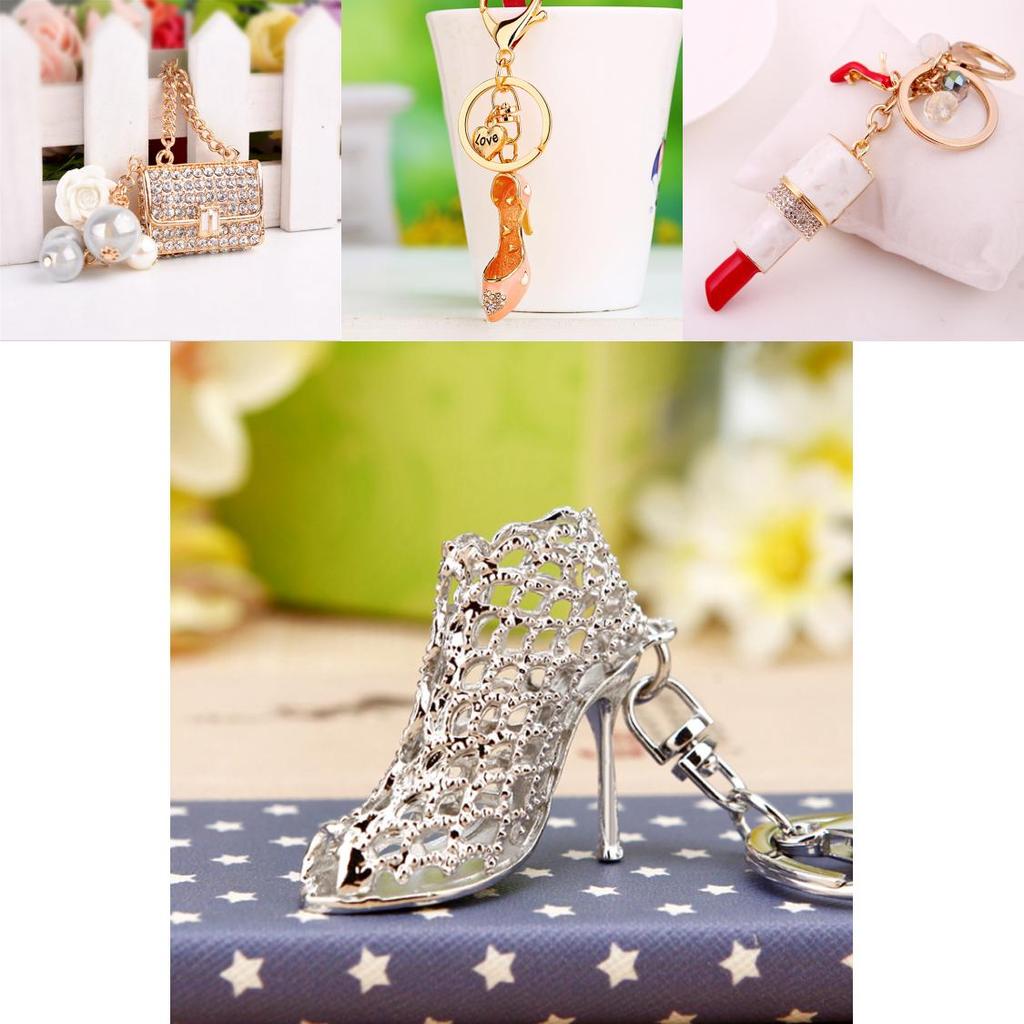 Fashionable High Heel Shoe Keychain Decorative Keyring Perfect For Birthdays And Celebrations