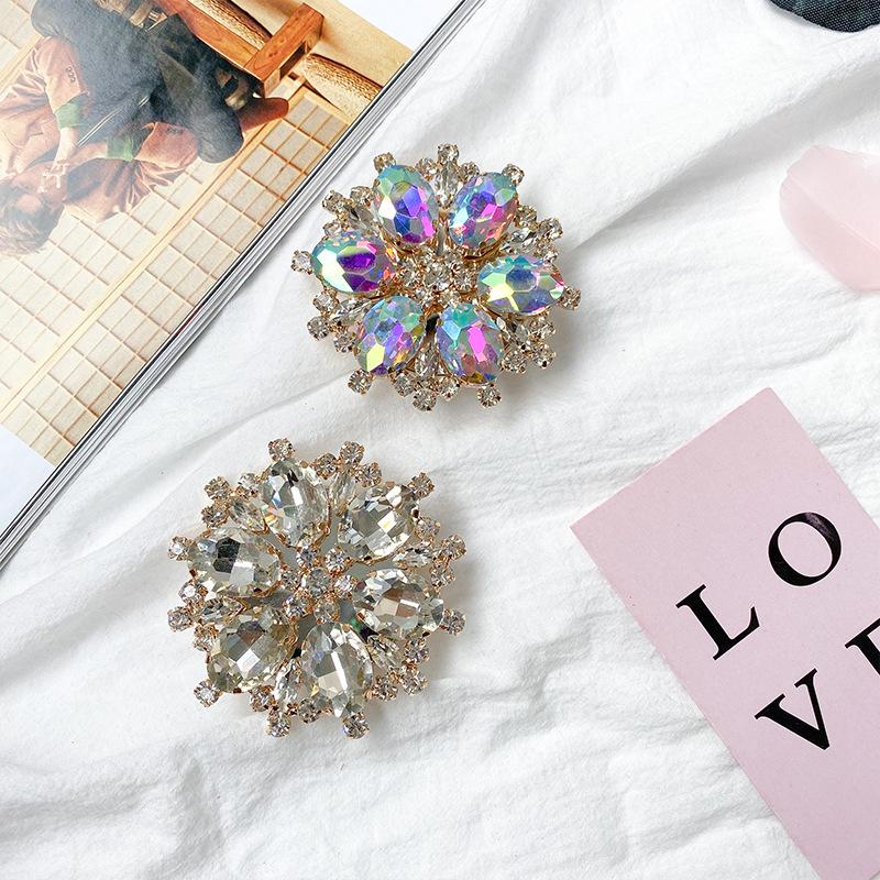Luxury Diamond-Encrusted Airbag Mobile Phone Holder Retractable Lazy Large Rhinestone Anti-Drop Bracket Desktop Universal Hot-Selling