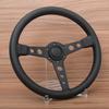 14Inch JDM Prototipo Black Edition Suede Leather Steering Wheel Sim Racing Sport Steering Wheel Auto Accessories