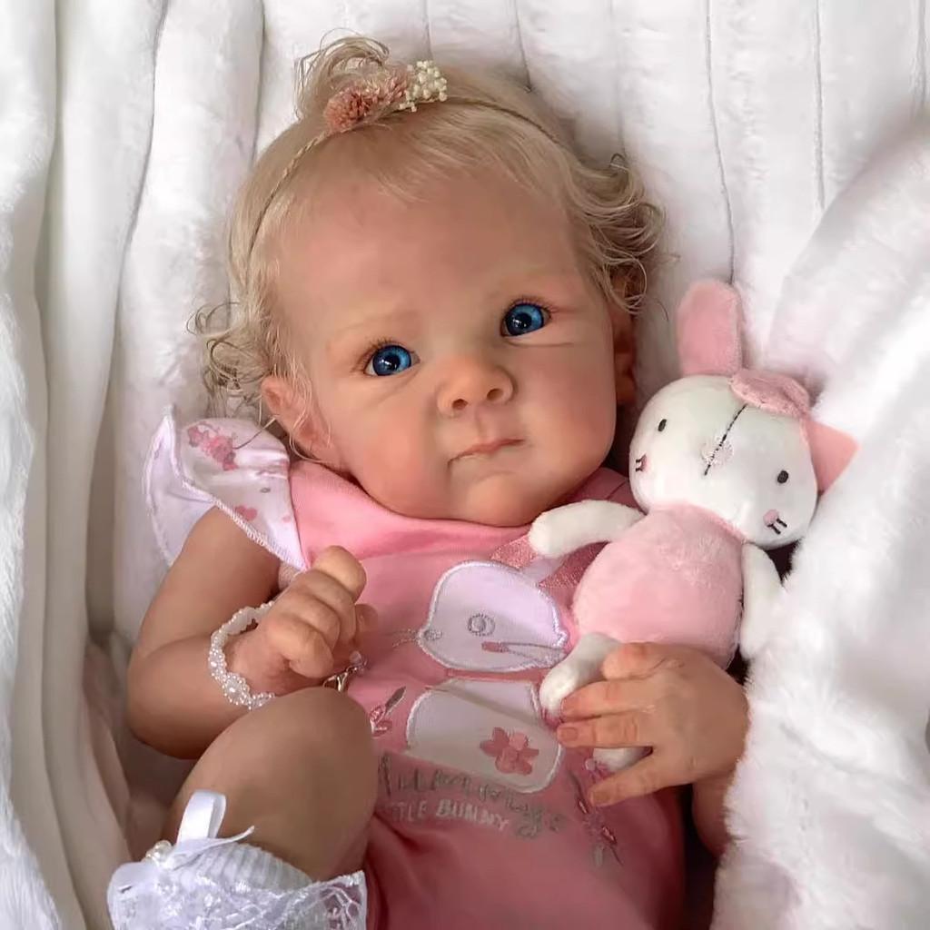 Silicone Baby Reborn Doll Realistic Vinyl Collectible Toy For Gift And Display