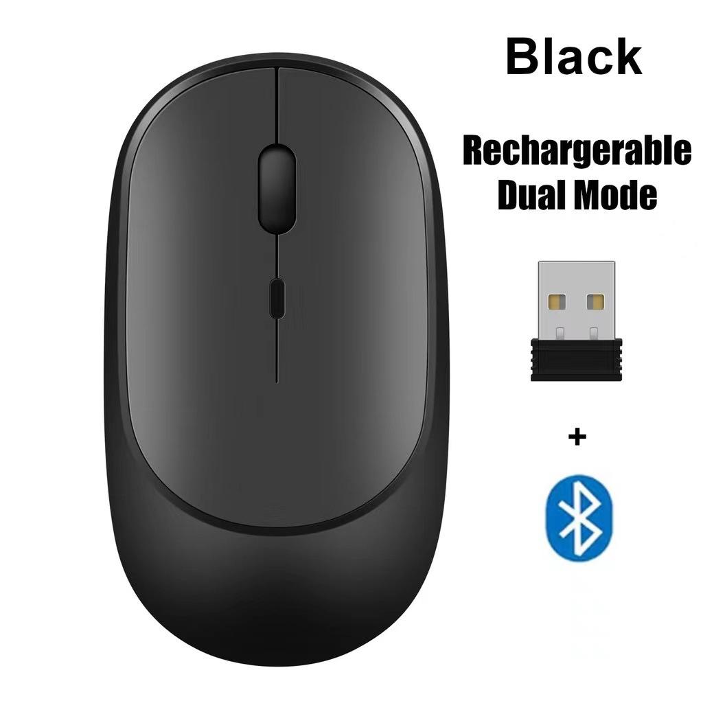 Wireless Mouse Blueteeth 2.4G Portable Silent Ergonomic Mice For Laptop iPad Tablet Notebook Mobile Phone Office Gaming Mouse