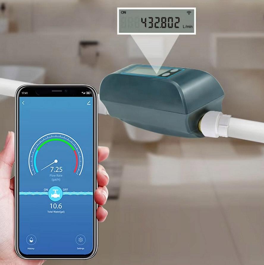 Contatore dell'acqua domestico RTX TUYA controllato via WiFi #Misuratore Misuratore Valvola a sfera