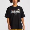 UNIQLO Murakami Collaboration Cartoon Plant Print Letter Short Sleeve T-Shirt Unisex Tops Black 427390-09