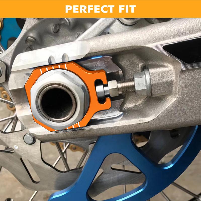 NICECNC For KTM EXC 300 2024 22mm Rear Axle Block Chain Adjuster For KTM EXCF 350 SX 125 SXF 450 2023 2024 Husqvarna TE300 FE450