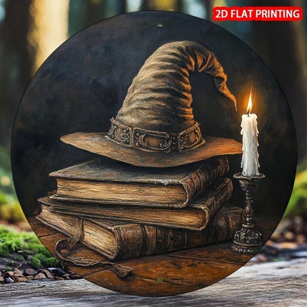 Decorative Iron Plate Art for Home Office Halloween Christmas Gift Wall Decor