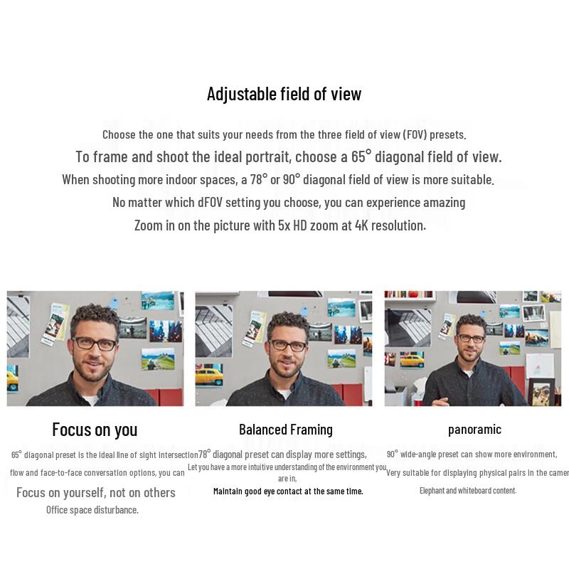 Logitech Brio C1000E 4K HD Webcam