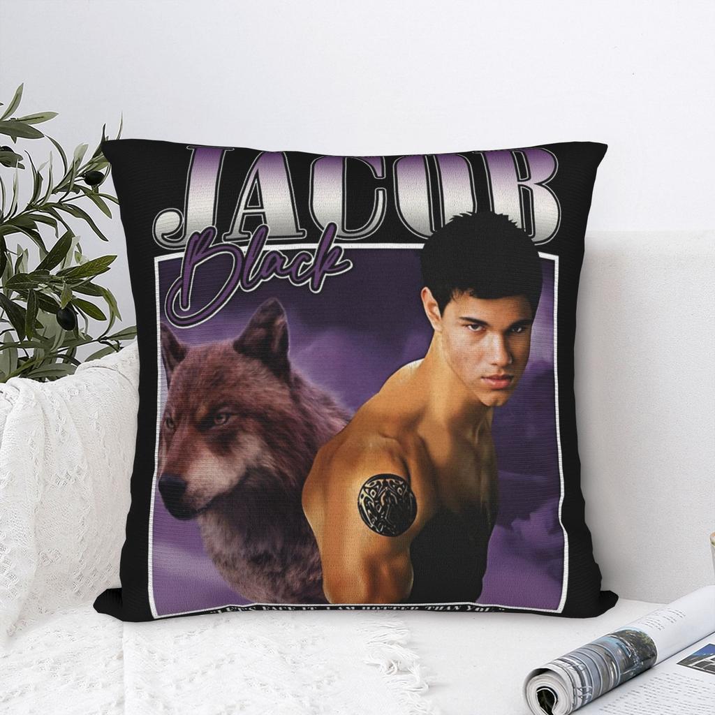 Crepuscul Jacob Black Unde naiba ai fost Loca Husa de Pernă Film Pernă Moale Huse Decoratiuni Husa Pernă Casă