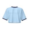 Women's V Neck Crop Top T Shirt Short Sleeve Soccer World Cup Printed Tee Argentina Netherlands Germany Venezuela Jamaica Canada