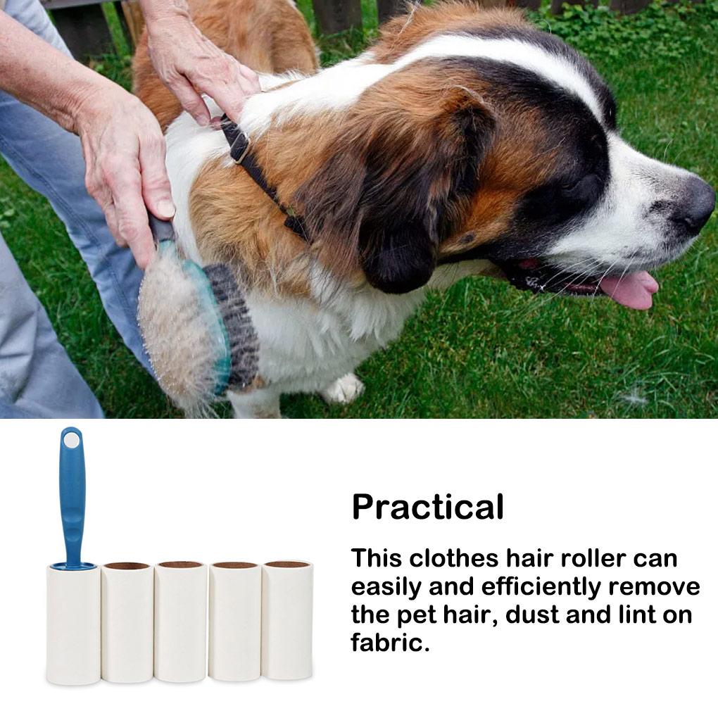 Reusable Lint Roller Clothes Pet Hair Collector Remover Super Sticky Removal Rolling Removing Tool Home Supplies
