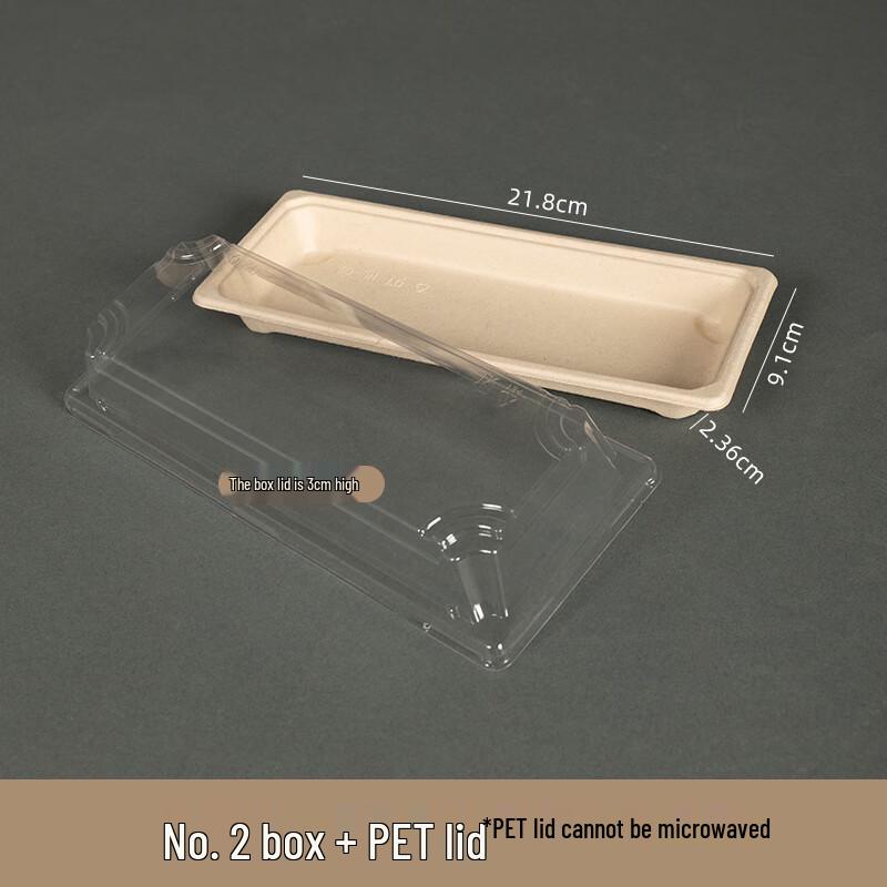 Disposable Sushi Box with PET Lid