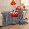 2 In 1 Chinese Style Warm Blanket Pillow Cushion Office Lunch Blanket Warm Flannel Animal Pillow Car Blanket Bedding