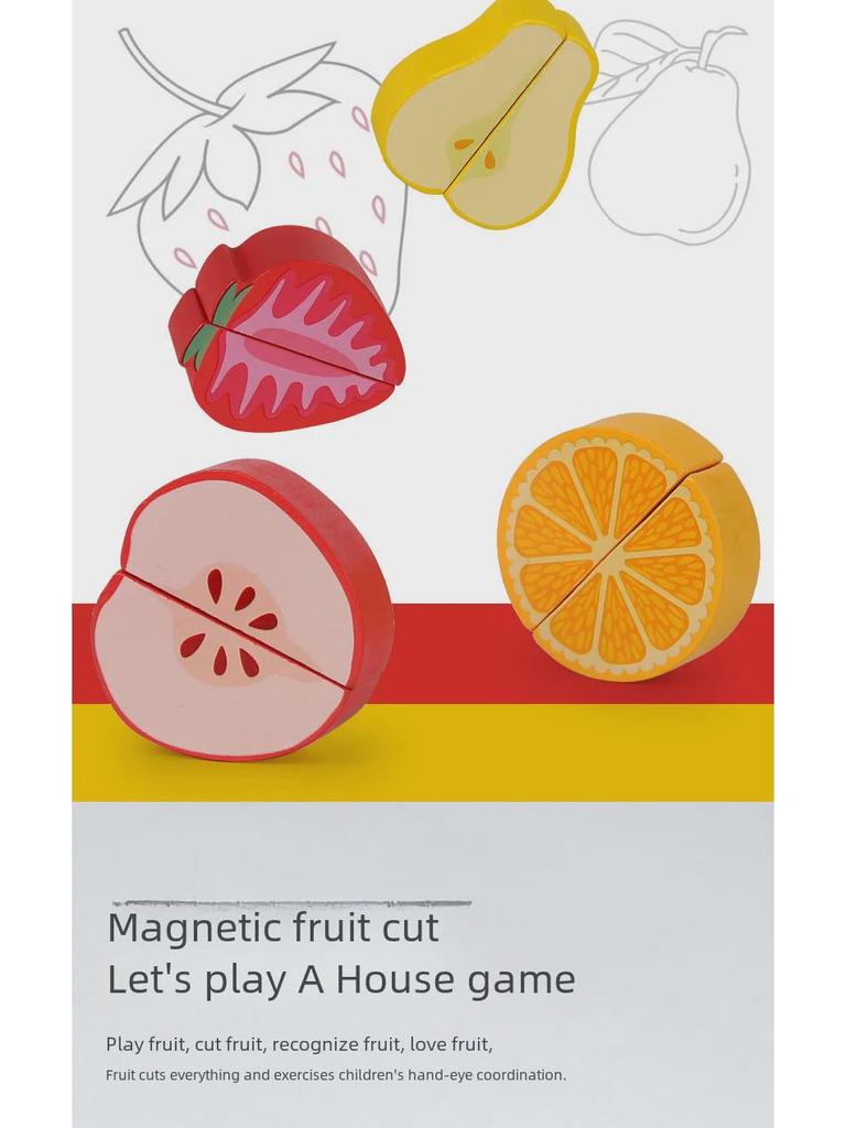 Children's Educational Toy Set: Shape, Color Matching, Building Blocks, Fishing Game, and Fruit Cutting.