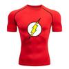 Men's Quick Dry Compression Fitness Sports T-Shirt Yellow Li