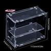 M-1/64 Model Cars Acrylic Dustproof Display Case for Mini Size MiniGT Tomica Hotwheels Assembled Empty Box Cabinet Toy Vehicles
