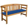 Day and Night - Day and Night Garden Bench with Cushion Solid Acacia Wood 157 Cm