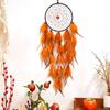 Handmade Dream Catcher with Feathers Beads and Shells - Boho Wall Hanging Decor for Bedroom Nursery or Party Ornament